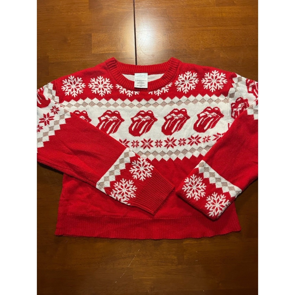 Kids Rolling Stones Sweater Size‎ Large Youth 10/12